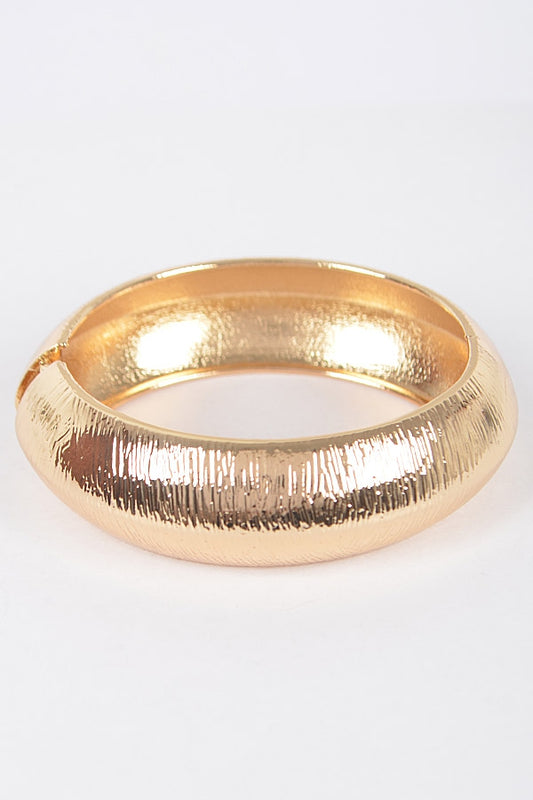 Textured Cuff Bangle